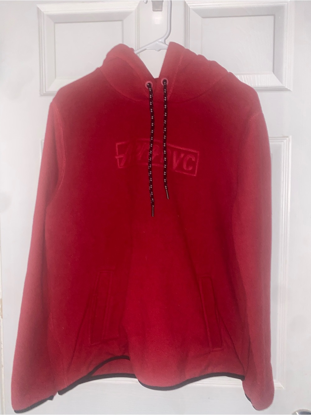Aeropostale Red Hooded Pullover Sweatshirt